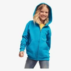 FRUIT OF THE LOOM 62-045-0 - Kids Classic Hooded Sweat Jacket