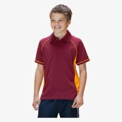 LV372 - Kids Piped Performance Polo