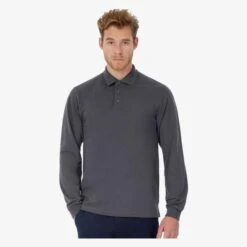 PU423 - Heavymill Longsleeve Polo