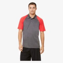 M1829 - Unisex Performance 3-Button Raglan Polo