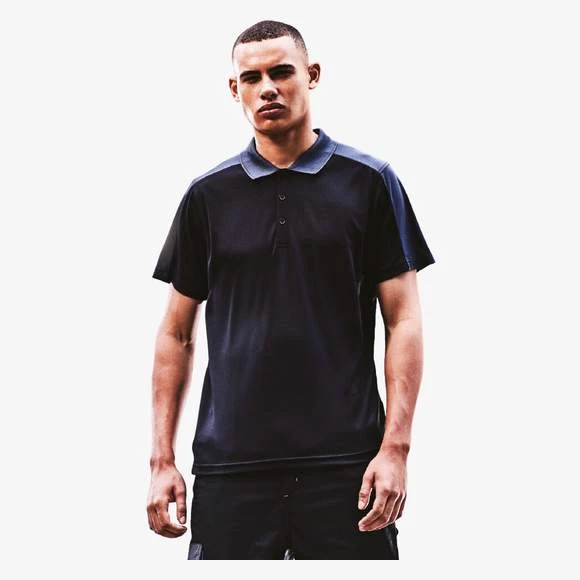 TRS174 - Polo Respirant Homme Contrast à Séchage Rapide 1 TRS174 - Polo Respirant Homme Contrast à Séchage Rapide