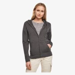 Build Your Brand BY069 - Ladies Terry Zip Hoody
