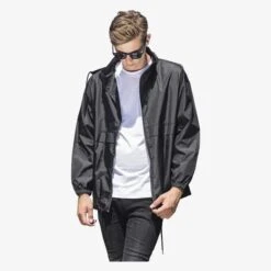 Build Your Brand BY078 - Nylon Windbreaker
