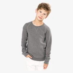 KARIBAN K490 - Sweat-shirt Bio Manches Raglan Enfant