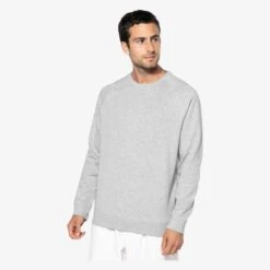 KARIBAN K495 - Sweat-shirt Piqué Bio