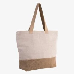Kimood KI0258 - Sac De Shopping Fourre-tout Esprit Rustique