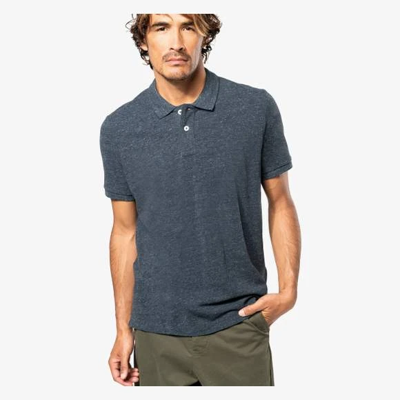 KARIBAN KV2206 - Polo Vintage Manches Courtes Homme 1 KARIBAN KV2206 - Polo Vintage Manches Courtes Homme