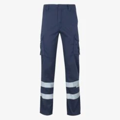 103014S - Pantalon Stretch Multipoches à Bandes Reflechissantes