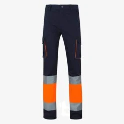 303007 - Pantalon Multipoches Bicolore Haute Visibilité