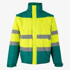 161 - Blouson Matelasse Bicolore Haute Visibilité