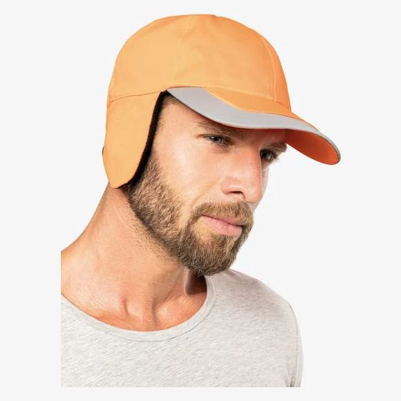 WKP122 - Casquette Hiver Fluorescente - 6 Panneaux 1 WKP122 - Casquette Hiver Fluorescente - 6 Panneaux