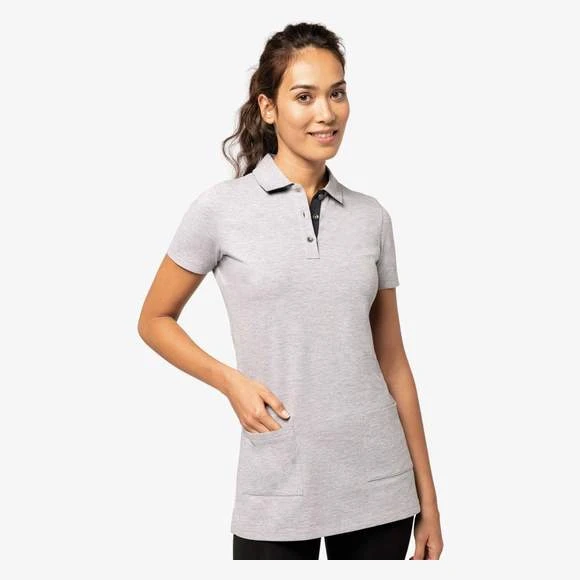 WK209 - Polo Long Manches Courtes Femme 1 WK209 - Polo Long Manches Courtes Femme