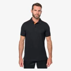 WK270 - Polo DayToDay Contrasté Manches Courtes Homme