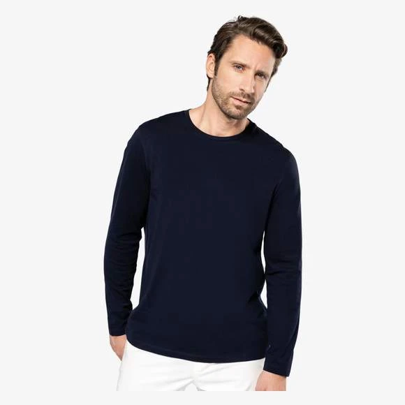 PK302 - T-shirt Supima® Col Rond Manches Longues Homme 1 PK302 - T-shirt Supima® Col Rond Manches Longues Homme