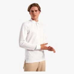 AQ030 - Polo Coupe Classique à Manches Longues Homme