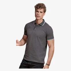 1407 - Luxury Stripe Stretch Polo