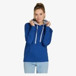 SG24F - Contrast Hooded Sweatshirt Women