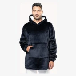 KARIBAN K410 - Plaid Poncho Unisexe