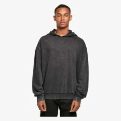 Build Your Brand BY191 - Acid Washed Oversize Hoody