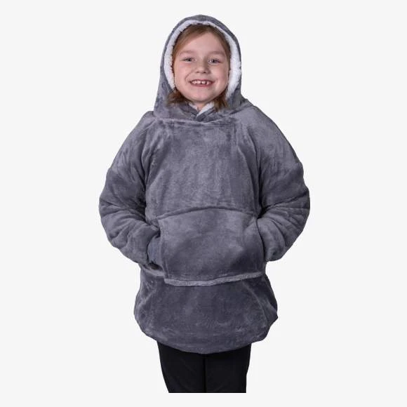 RI003 - Le Sweat à Capuche Ribbon Pour Enfants De Style Sherpa, Confortable, Réversible Et Oversize 1 RI003 - Le Sweat à Capuche Ribbon Pour Enfants De Style Sherpa, Confortable, Réversible Et Oversize