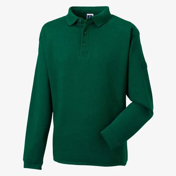 RUSSELL R-012M-0 - Workwear Sweatshirt With Collar 1 RUSSELL R-012M-0 - Workwear Sweatshirt With Collar