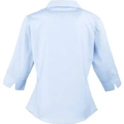 Premier® PR305 - Chemisier Popeline Manches 3/4 -Style au Travail aHR0cDovL21lZGlhMi5kZXNpZ25wYXJ0bmVyLmZyL2MvcC80NTM1LzQ1MzUtMTcwNi0yLmpwZw