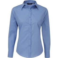 Premier® PR300 - Chemisier Popeline Manches Longues -Style au Travail aHR0cDovL21lZGlhMi5kZXNpZ25wYXJ0bmVyLmZyL2MvcC80NTMzLzQ1MzMtMTY4OS0xLmpwZw