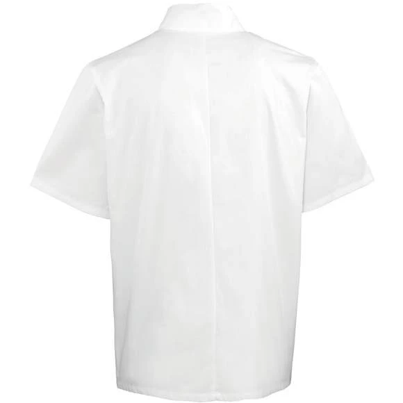 Premier® PR664 - Veste De Cuisinier Manches Courtes Avec Boutons-pressions 3 Premier® PR664 - Veste De Cuisinier Manches Courtes Avec Boutons-pressions – Image 3