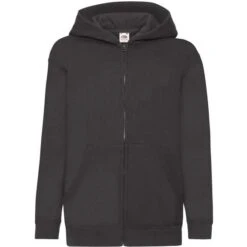 FRUIT OF THE LOOM 62-045-0 - Kids Classic Hooded Sweat Jacket -Style au Travail aHR0cDovL21lZGlhMi5kZXNpZ25wYXJ0bmVyLmZyL2MvcC80Njk3LzQ2OTctNDAxLTEuanBn