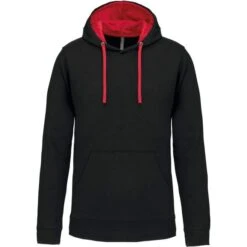 KARIBAN K446 - Sweat à Capuche Bicolore -Style au Travail aHR0cDovL21lZGlhMi5kZXNpZ25wYXJ0bmVyLmZyL2MvcC80ODgwLzQ4ODAtMTMwNy0xLmpwZw