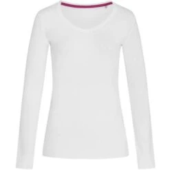 Stedman ST9720 - Claire V-neck Long Sleeve -Style au Travail aHR0cDovL21lZGlhMi5kZXNpZ25wYXJ0bmVyLmZyL2MvcC82MjUxLzYyNTEtNTA1LTEuanBn