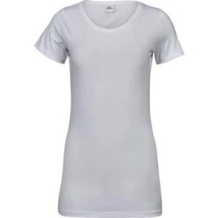 455 - Ladies Stretch Tee Extra Long -Style au Travail aHR0cDovL21lZGlhMi5kZXNpZ25wYXJ0bmVyLmZyL2MvcC82NzQ5LzY3NDktOTY0MC0xLmpwZw