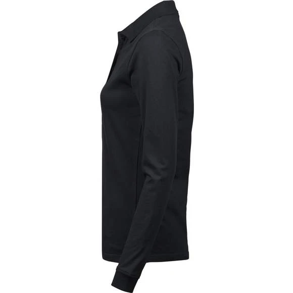 146 - Ladies Luxury LS Stretch Polo 4 146 - Ladies Luxury LS Stretch Polo – Image 4