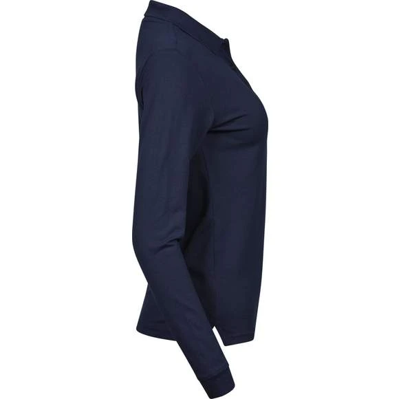 146 - Ladies Luxury LS Stretch Polo 13 146 - Ladies Luxury LS Stretch Polo – Image 13