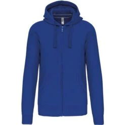 KARIBAN K454 - Sweat-shirt Capuche Zippé Unisexe -Style au Travail aHR0cDovL21lZGlhMi5kZXNpZ25wYXJ0bmVyLmZyL2MvcC82ODU0LzY4NTQtMTM4My0xLmpwZw