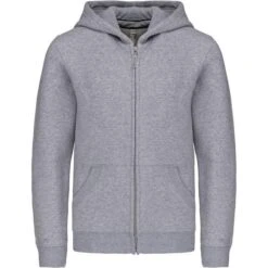 KARIBAN K455 - Sweat-shirt Capuche Zippé Enfant -Style au Travail aHR0cDovL21lZGlhMi5kZXNpZ25wYXJ0bmVyLmZyL2MvcC82ODU1LzY4NTUtMzY3Mi0xLmpwZw
