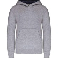 KARIBAN K453 - Sweat-shirt Capuche Contrastée Enfant -Style au Travail aHR0cDovL21lZGlhMi5kZXNpZ25wYXJ0bmVyLmZyL2MvcC82ODUzLzY4NTMtNTQwOC0xLmpwZw