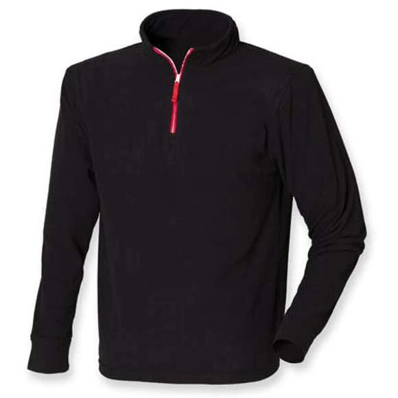 LV570 - ¼ Zip Long Sleeve Fleece Piped 3 LV570 - ¼ Zip Long Sleeve Fleece Piped – Image 3