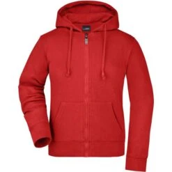 James & Nicholson JN053 - Ladies' Hooded Jacket -Style au Travail aHR0cDovL21lZGlhMi5kZXNpZ25wYXJ0bmVyLmZyL2MvcC83NzU3Lzc3NTctMTA3NTEtMS5qcGc