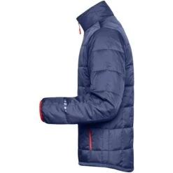 James & Nicholson JN1035 - Men's Padded Light Weight Jacket -Style au Travail aHR0cDovL21lZGlhMi5kZXNpZ25wYXJ0bmVyLmZyL2MvcC83NzY2Lzc3NjYtMTA3NzYtNC5qcGc