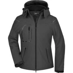 James & Nicholson JN1001 - Ladies' Winter Softshell Jacket 37 James & Nicholson JN1001 - Ladies' Winter Softshell Jacket -Style au Travail aHR0cDovL21lZGlhMi5kZXNpZ25wYXJ0bmVyLmZyL2MvcC83NzYyLzc3NjItMTA3MjUtMS5qcGc