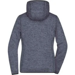 James & Nicholson JN588 - Ladies' Knitted Fleece Hoody -Style au Travail aHR0cDovL21lZGlhMi5kZXNpZ25wYXJ0bmVyLmZyL2MvcC83ODMwLzc4MzAtMTA4NjktMi5qcGc