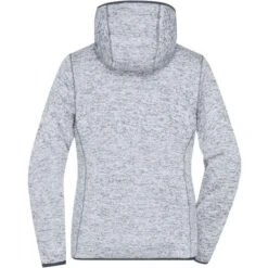 James & Nicholson JN588 - Ladies' Knitted Fleece Hoody -Style au Travail aHR0cDovL21lZGlhMi5kZXNpZ25wYXJ0bmVyLmZyL2MvcC83ODMwLzc4MzAtMTA4NzEtMi5qcGc