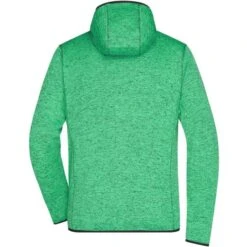 James & Nicholson JN589 - Men's Knitted Fleece Hoody -Style au Travail aHR0cDovL21lZGlhMi5kZXNpZ25wYXJ0bmVyLmZyL2MvcC83ODMxLzc4MzEtMTA4NzAtMi5qcGc