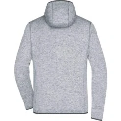 James & Nicholson JN589 - Men's Knitted Fleece Hoody -Style au Travail aHR0cDovL21lZGlhMi5kZXNpZ25wYXJ0bmVyLmZyL2MvcC83ODMxLzc4MzEtMTA4NzEtMi5qcGc