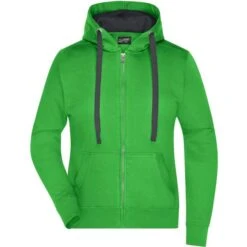 James & Nicholson JN594 - Ladies' Hooded Jacket -Style au Travail aHR0cDovL21lZGlhMi5kZXNpZ25wYXJ0bmVyLmZyL2MvcC83ODMyLzc4MzItMTA3ODMtMS5qcGc