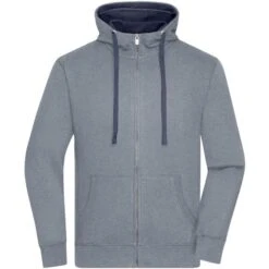 James & Nicholson JN963 - Men's Lifestyle Zip-Hoody -Style au Travail aHR0cDovL21lZGlhMi5kZXNpZ25wYXJ0bmVyLmZyL2MvcC83ODU2Lzc4NTYtMTA4ODgtMS5qcGc