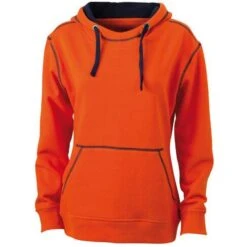 James & Nicholson JN960 - Ladies' Lifestyle Hoody -Style au Travail aHR0cDovL21lZGlhMi5kZXNpZ25wYXJ0bmVyLmZyL2MvcC83ODUzLzc4NTMtMTA4ODctMS5qcGc