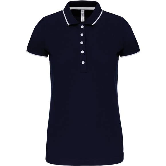 KARIBAN K252 - Polo Maille Piquée Manches Courtes Femme 2 KARIBAN K252 - Polo Maille Piquée Manches Courtes Femme – Image 2