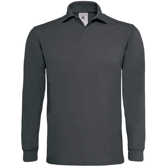 PU423 - Heavymill Longsleeve Polo 4 PU423 - Heavymill Longsleeve Polo – Image 4